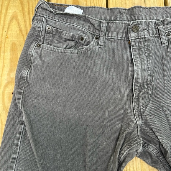 Levi’s 514s - Gray Corduroys Straight Leg 36x30 - Picture 3 of 11